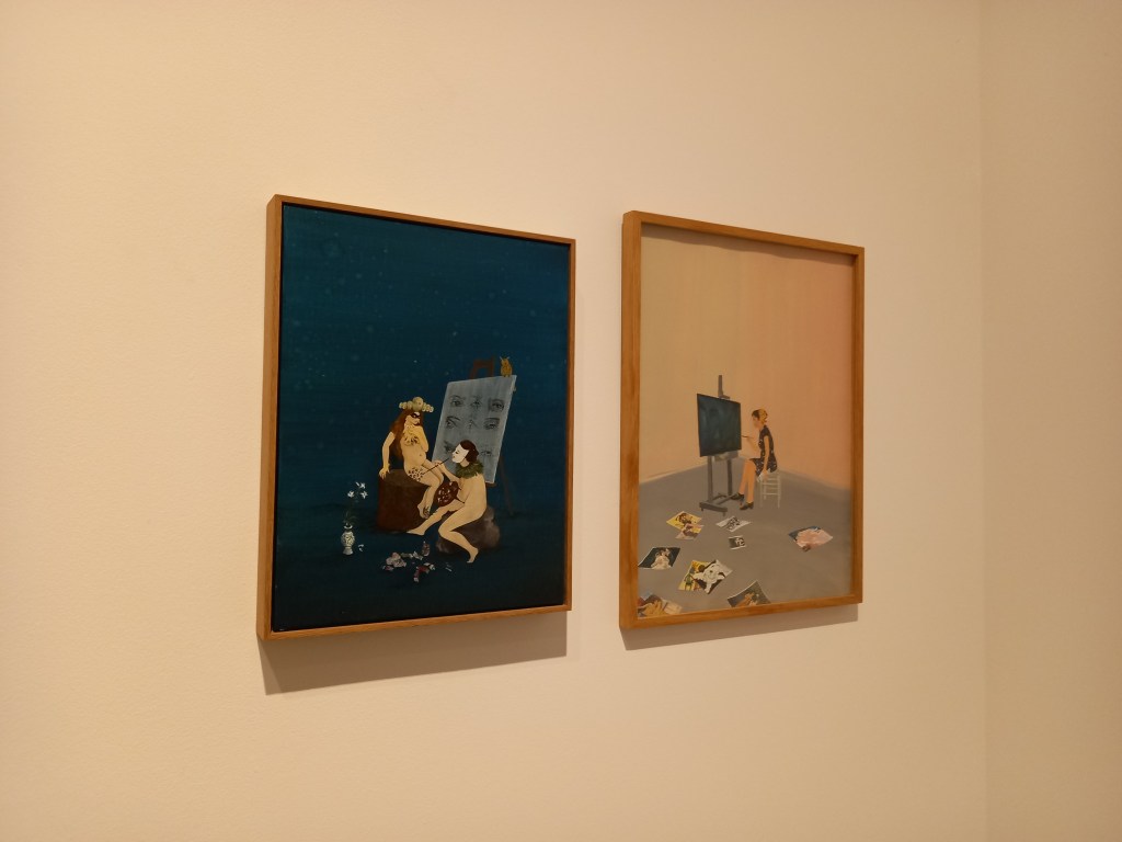 Gros coup de coeur pour les peintures de Karine Rougier